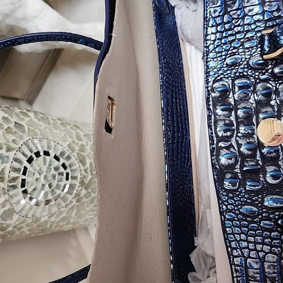 ๐๐ BRAHMIN DAYAN Kyanite Satchel, VERONICA Wallet, & CROCODILE Charm ๐๐ - Picture 15 of 17